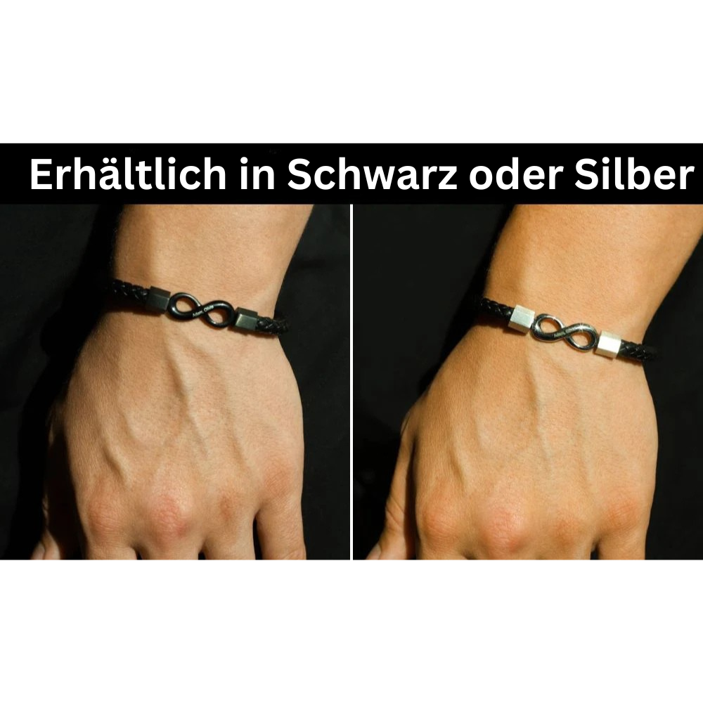 „Für meinen Mann“ – Personalisierbares Infinity-Armband