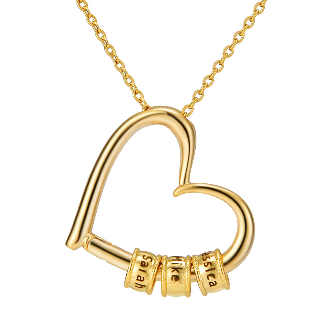 Heart of Our Family – Personalized Necklace with Luxury Forever Rose Box