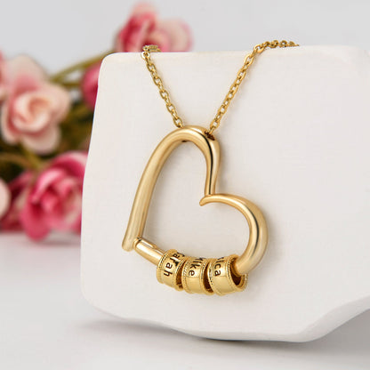 Heart of Our Family – Personalized Necklace with Luxury Forever Rose Box