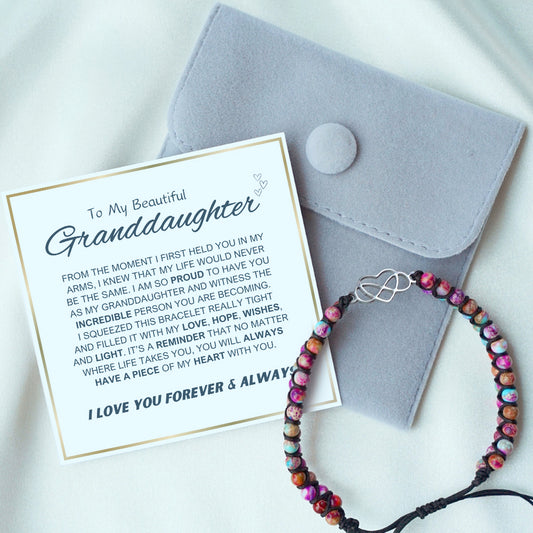 To My Granddaughter - Forever Love Bracelet Gift Set