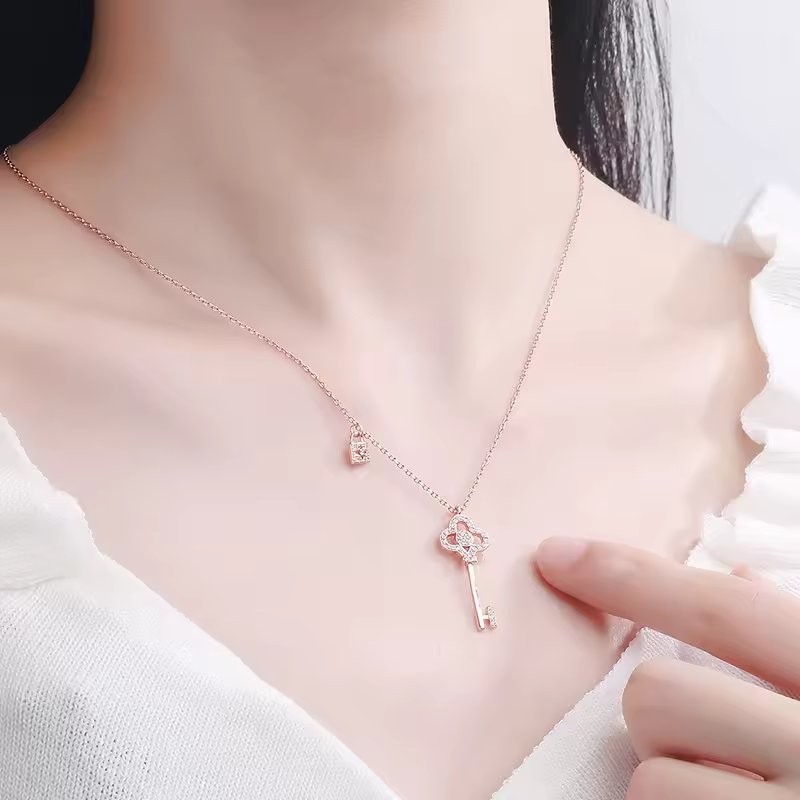 "The Key To My Heart" Necklace with Luxury LED Box