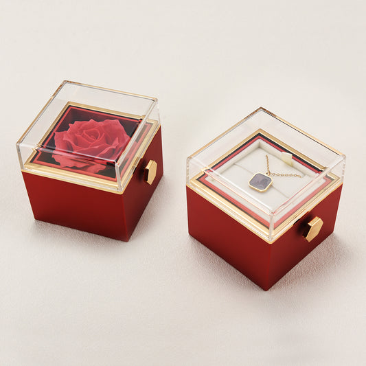 Heated Magic Photo Necklace & Luxury Forever Rose Twist Box