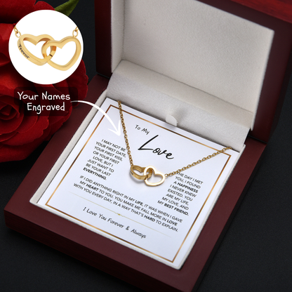 "Hearts Together Forever" Customized Necklace Gift Set