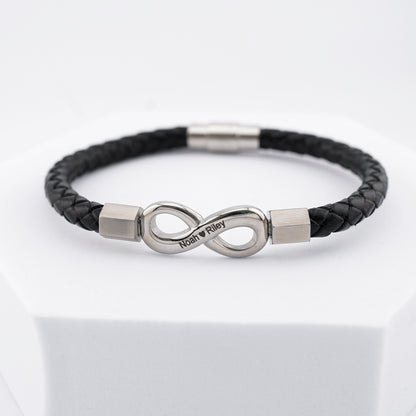 „Für meinen Mann“ – Personalisierbares Infinity-Armband