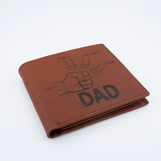 Fist Bump Wallet for Dad