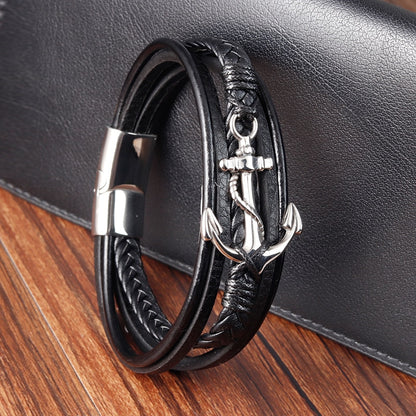 Geschenkset "Für meinen Mann - mein Anker" Armband