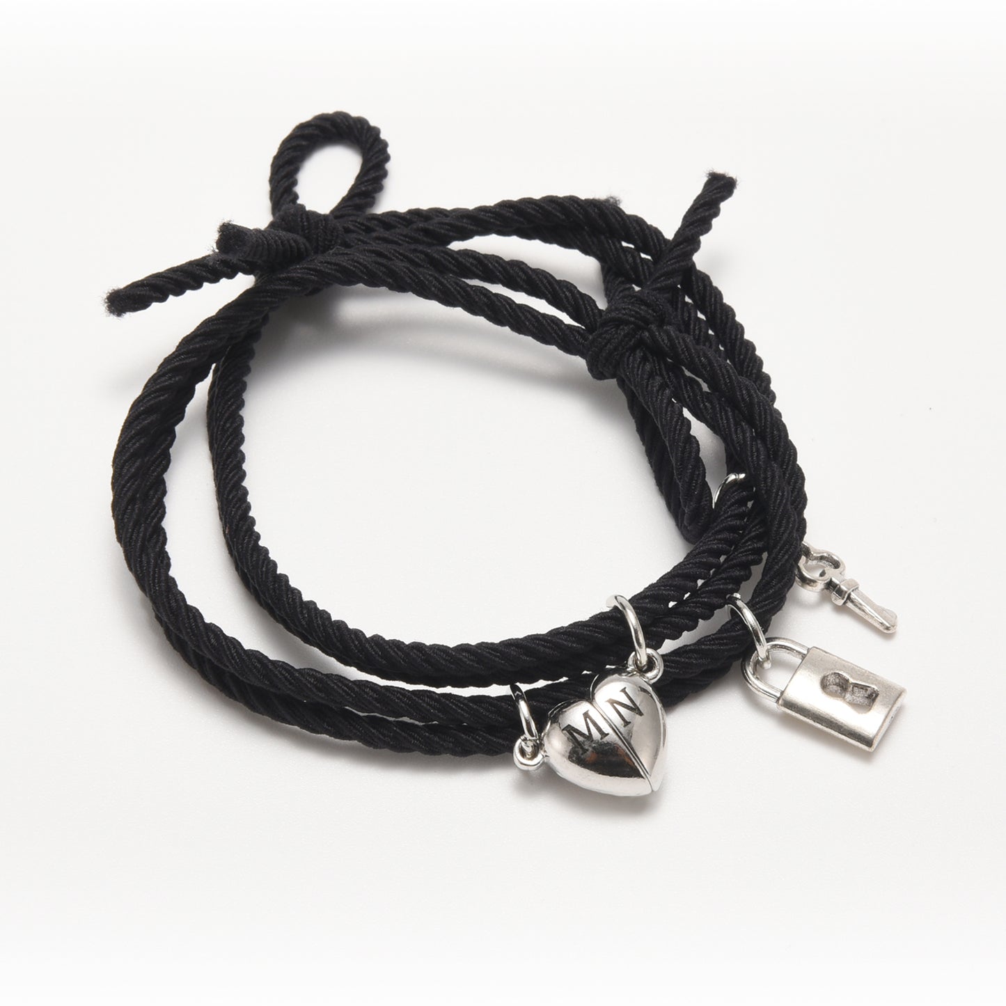 Paare Schloss und Schlüssel Magnetarmband Set