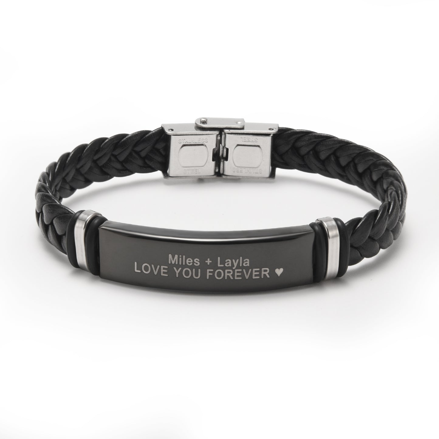 "Personalisiertes Armband-Geschenkset "Liebe dich für immer