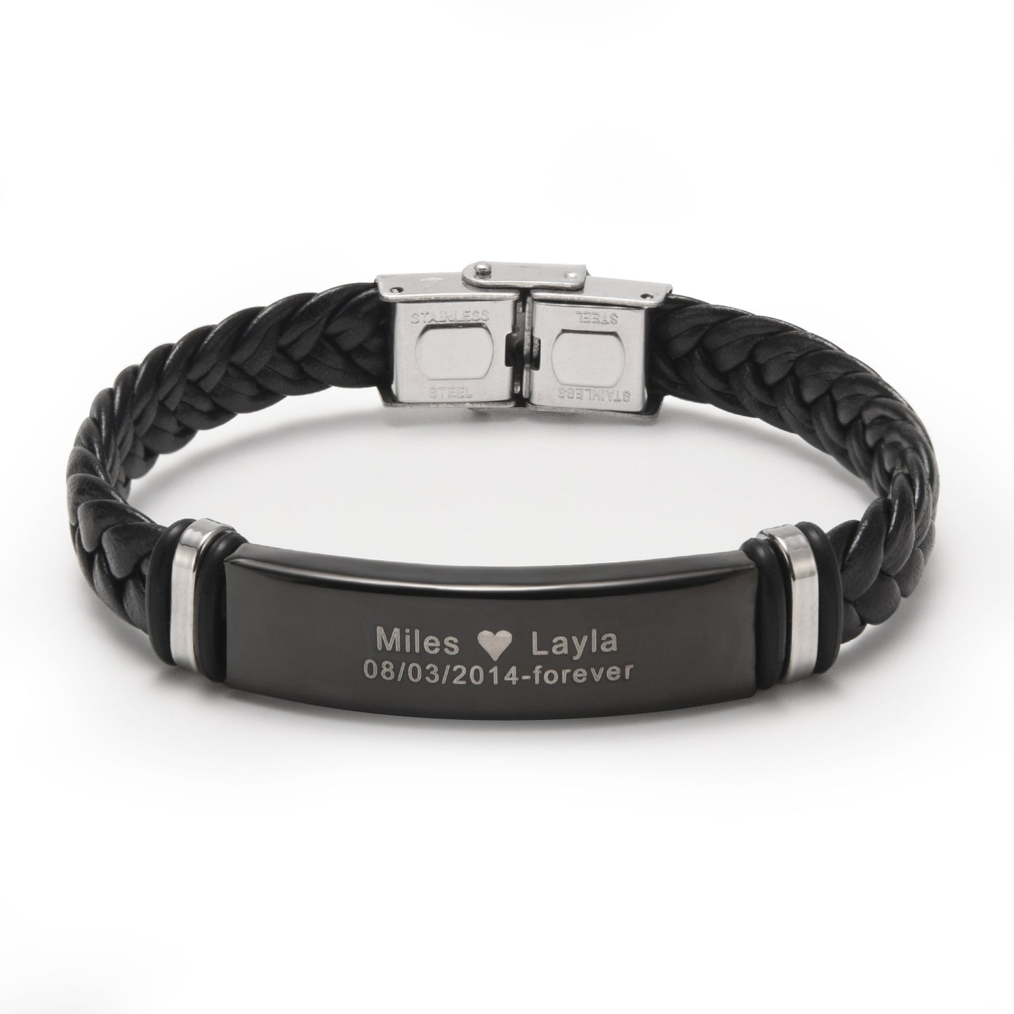 Für immer Liebe Personalisiertes Armband Geschenkset