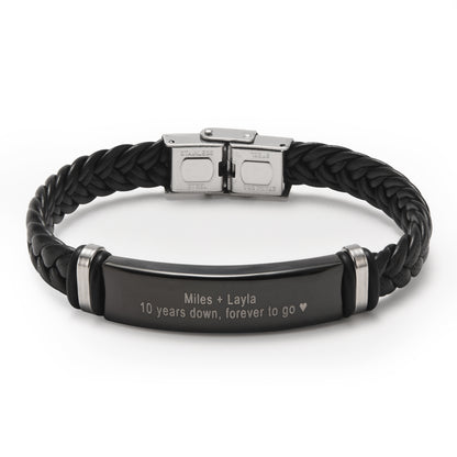 "Personalisiertes Armband-Geschenkset "Forever To Go