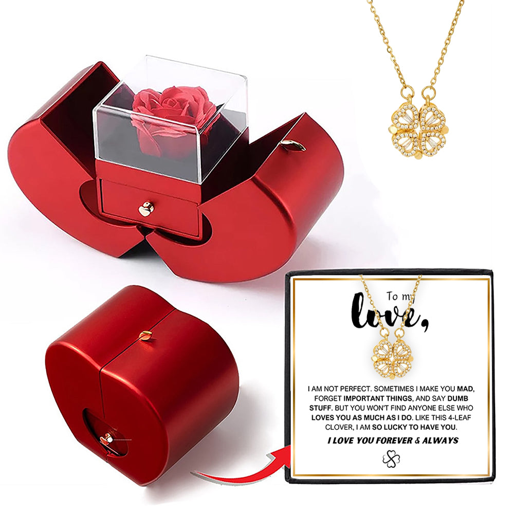 To My Love - 4-Blatt-Kleegeschenk-Set