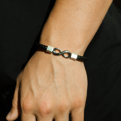 "To My Man" Unendliche Liebe Individuelles Armband