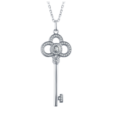 "The Key To My Heart" Halskette mit luxuriöser LED-Box