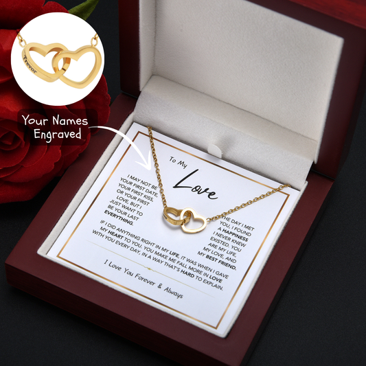 "Hearts Together Forever" Individuelles Halsketten-Geschenkset