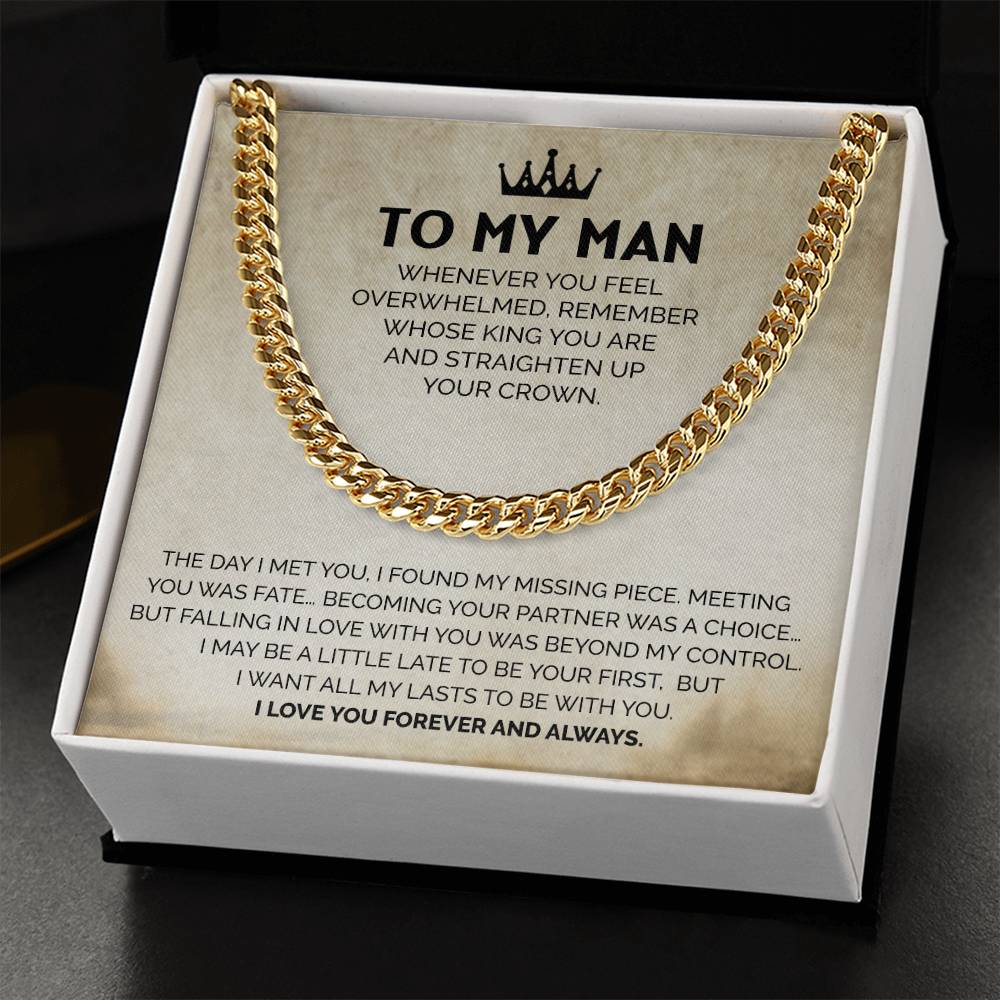 To My Man - Begradige deine Kronenkette