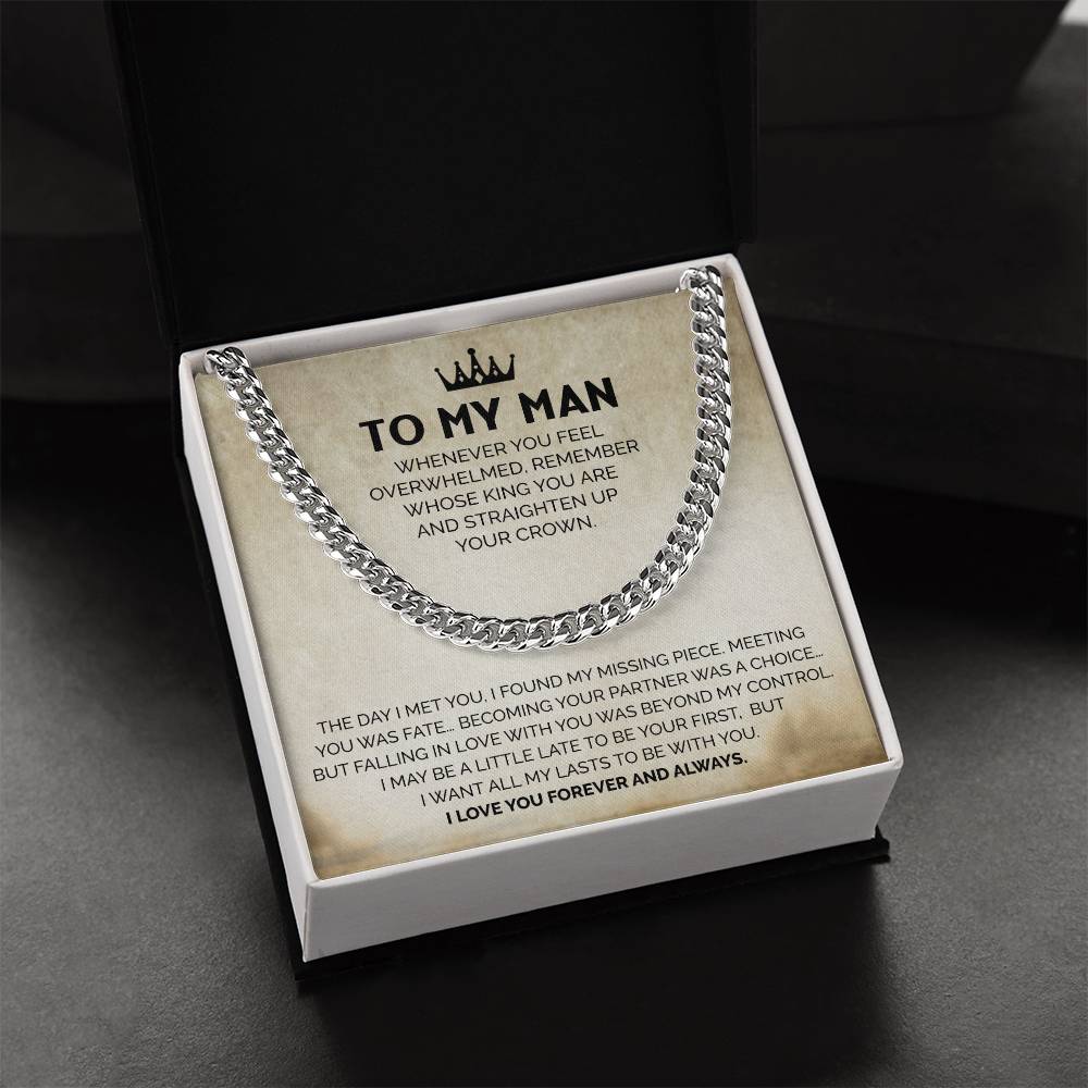 To My Man - Begradige deine Kronenkette