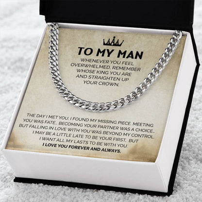 To My Man - Begradige deine Kronenkette