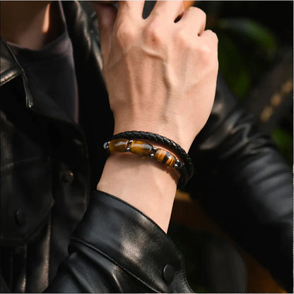 Enkelsohns Stärke & Unterstützung Tigerauge-Armband