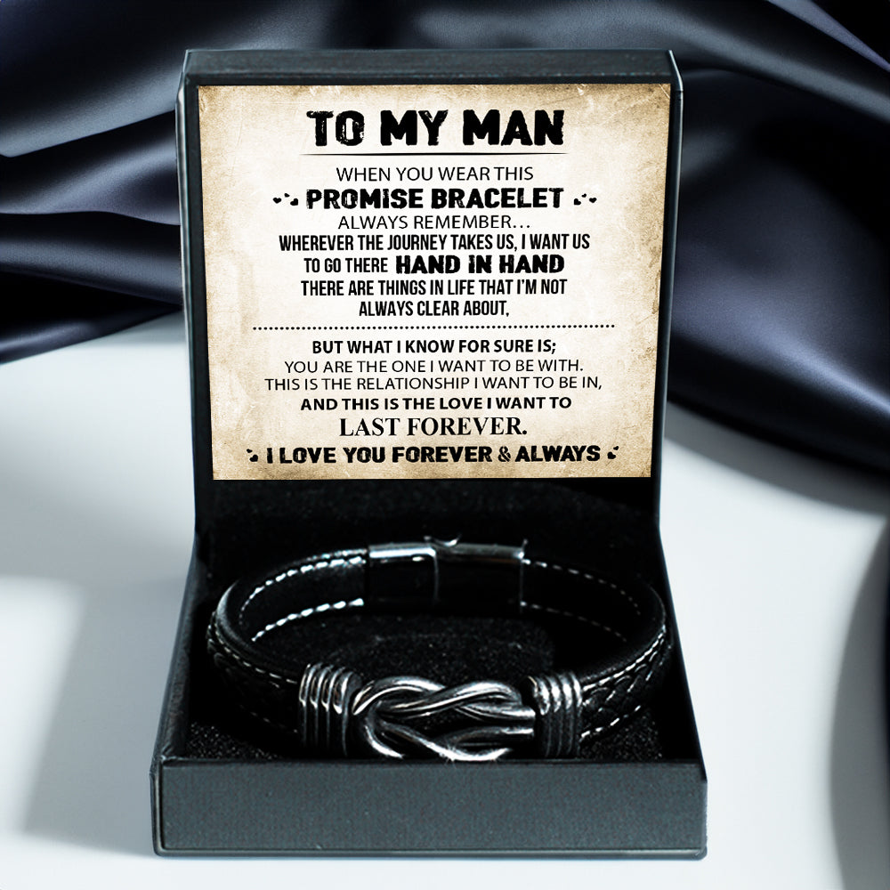 To My Man - Set de Regalo Pulsera de Promesa