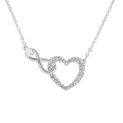 Forever Linked - Collar Corazón Infinito Personalizado