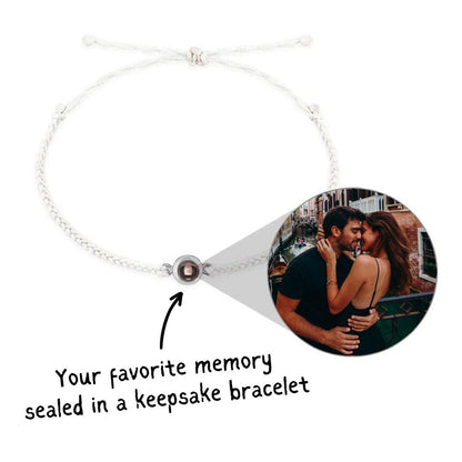 MemoryCuff™ Pulsera de proyección de fotos personalizada