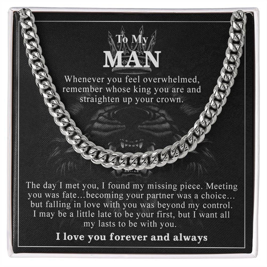 To My Man - Endereza tu corona - Collar de cadena