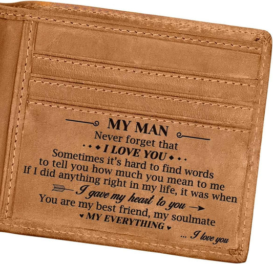 To My Man - Cartera 100% Piel Genuina